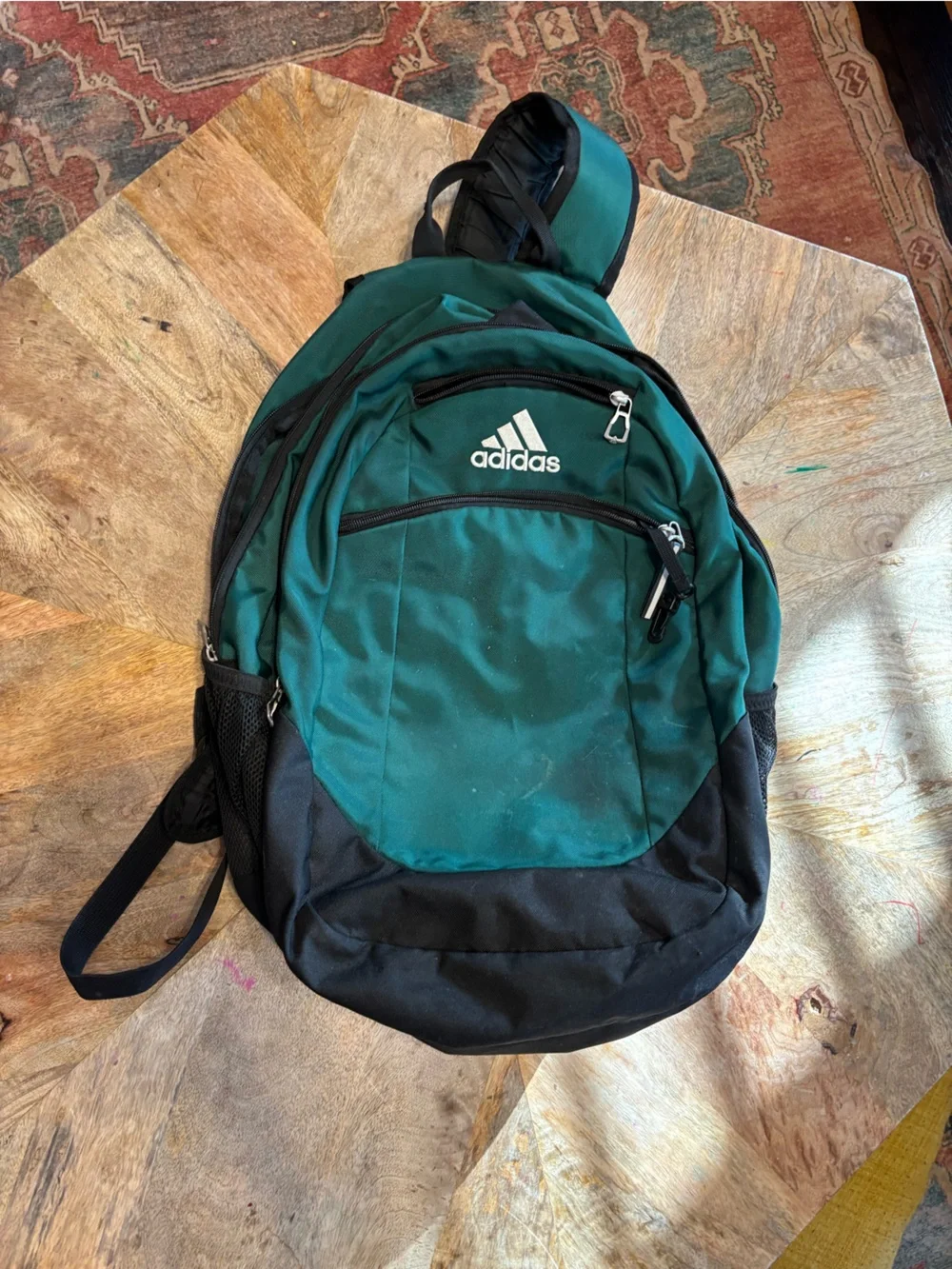 adidas Green and Black Casual Daypack Backpack